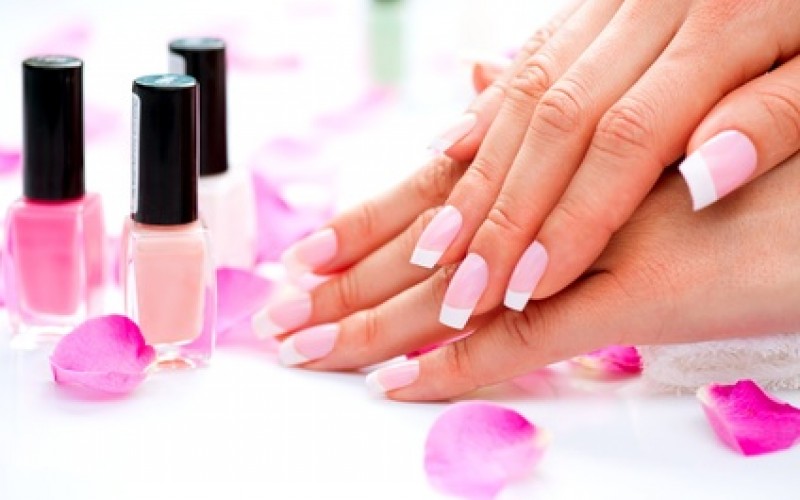 Spa organic manicure